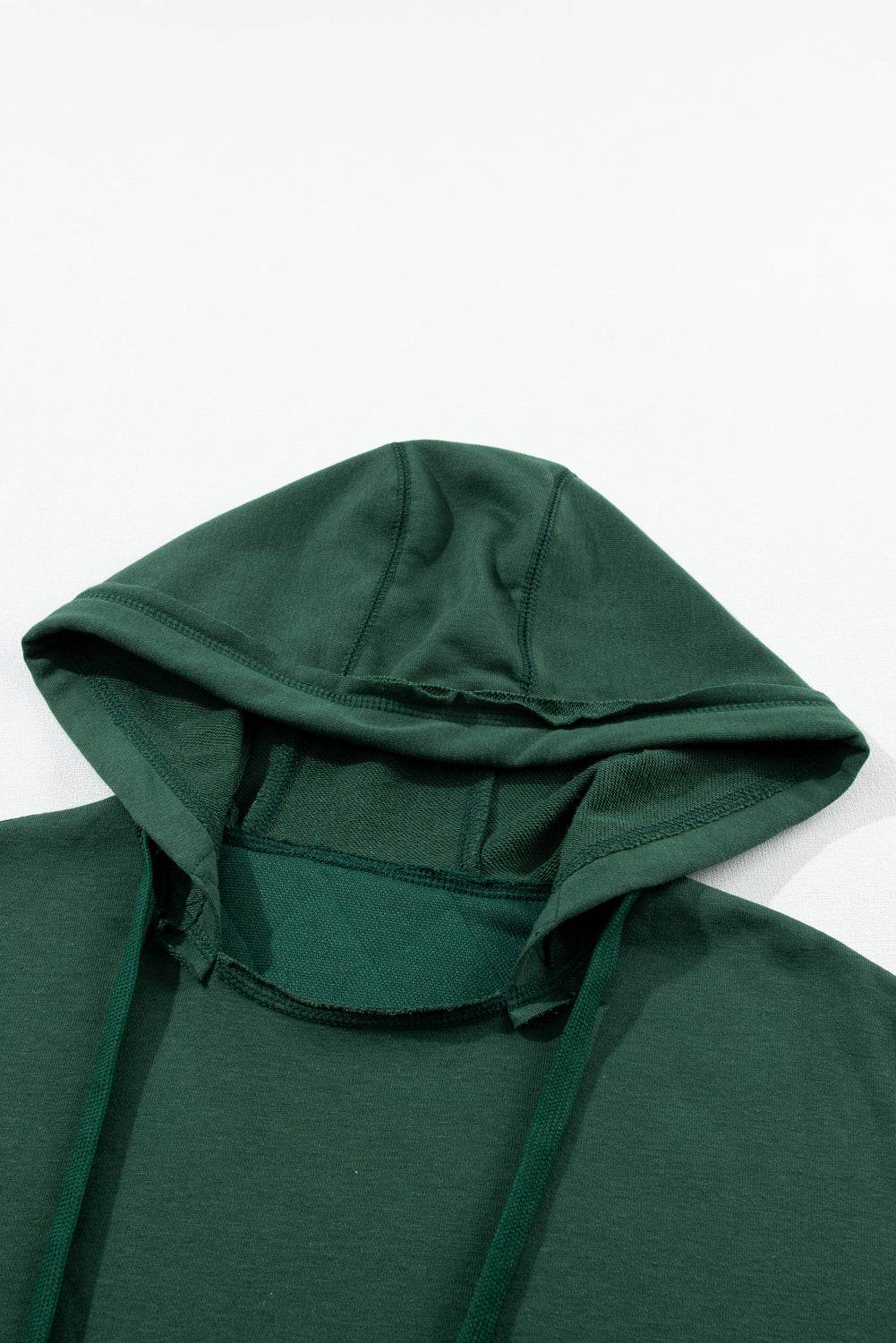 Stylish Green Quilted Patchwork Hoodie – Limited Stock Available