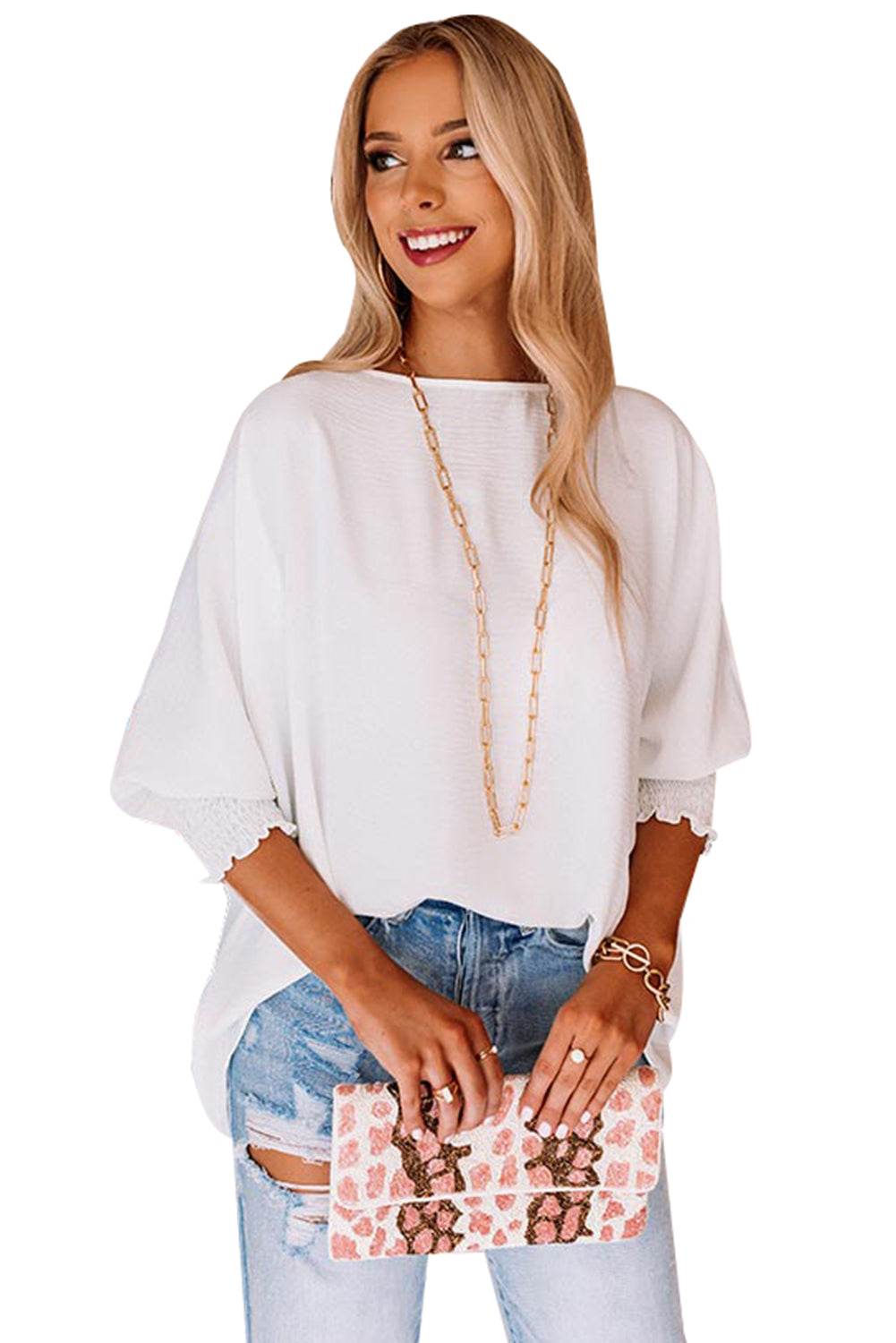 Stylish Pink Half Sleeve Blouse Perfect for Every Day