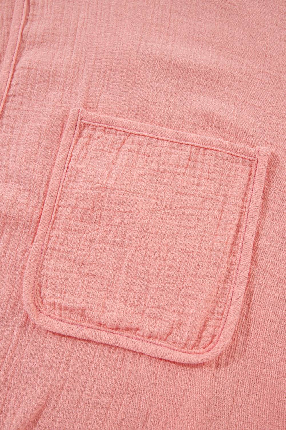 Flamingo Solid Color Plus Size Shacket Chic And Comfy Layers