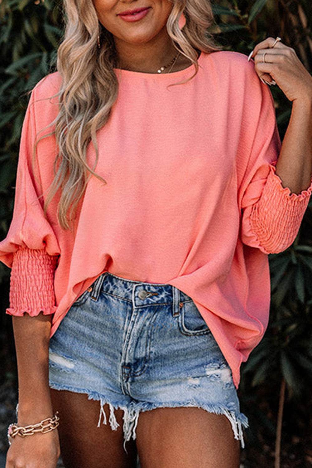 Stylish Pink Half Sleeve Blouse Perfect for Every Day