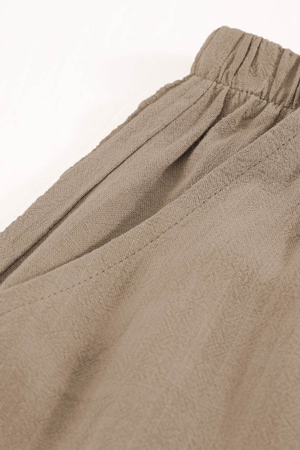 Trendy Stylish Casual High Waist Ruffle Shorts With Pockets
